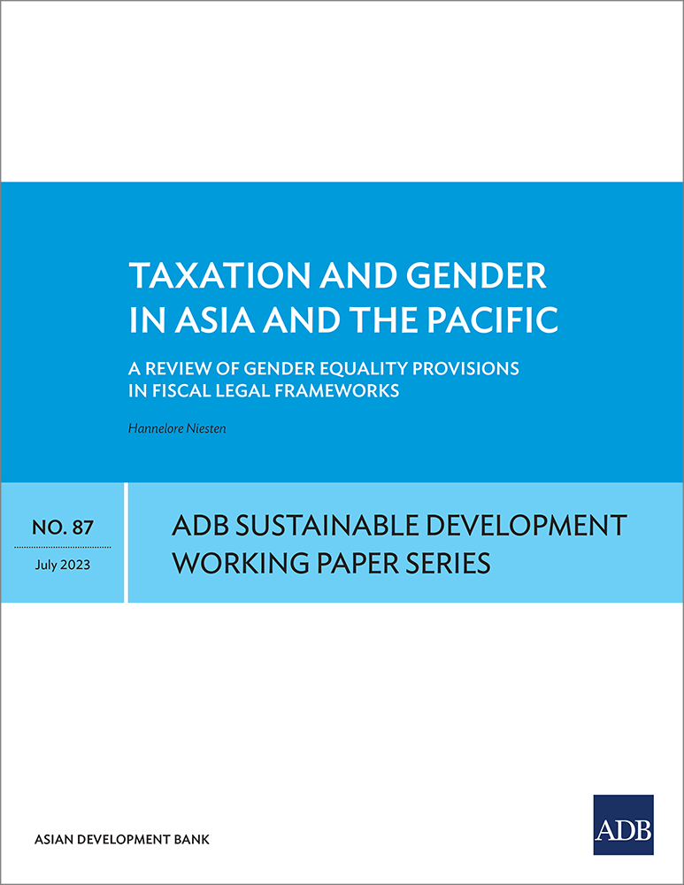 Taxation and Gender in Asia and the Pacific: A Review of Gender ...
